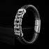 Lederarmband Herren Kette Fahrradkette Biker Kettearmband unisex uniqal bestseller